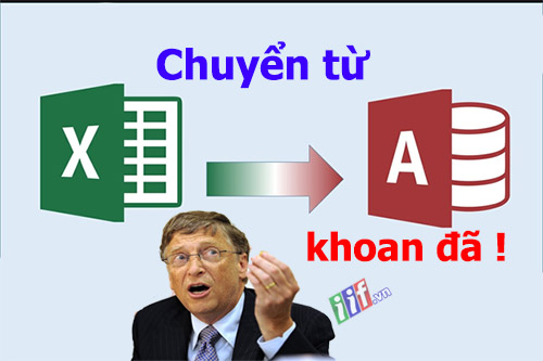 Lý do nên chuyển từ excel sang access