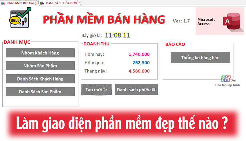 Cách làm giao diện phần mềm đẹp