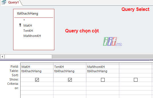 Query select access