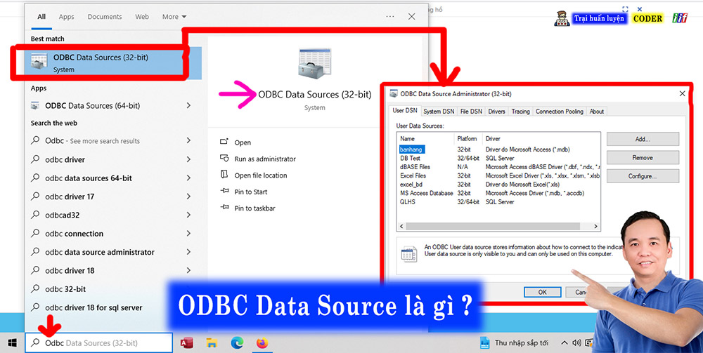 ODBC Data Source là gì