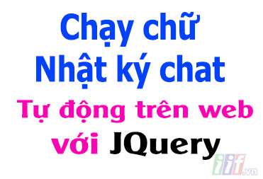 Tạo đoạn chat chạy ngẫu nhiên bằng jquery trên web