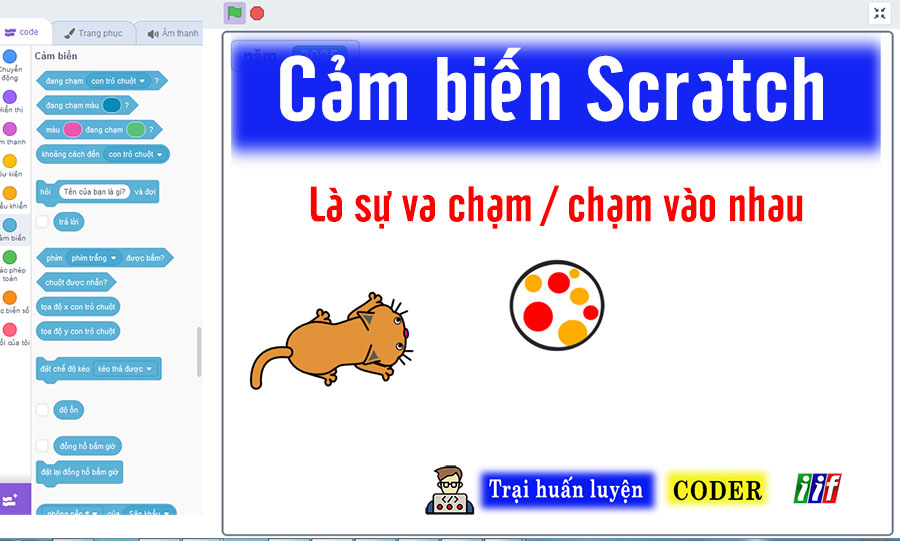 Cảm biến trong Scratch