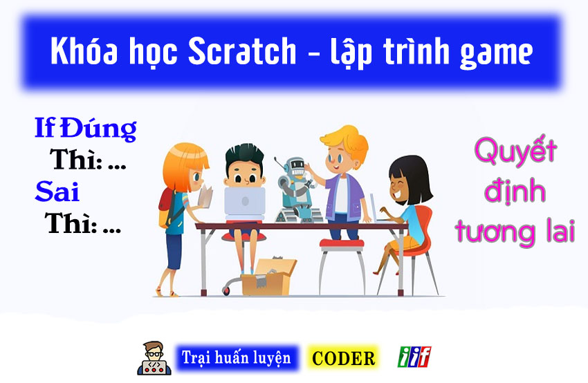 Học Scratch - Scratch là một ngôn ngữ lập trình trực quan và môi trường phát triển phần mềm được thiết kế dành cho trẻ em và người mới bắt đầu học lập trình. Scratch giúp người dùng tạo ra các dự án đa phương tiện, như hoạt hình, trò chơi, câu chuyện tương tác, và nhiều ứng dụng sáng tạo khác mà không cần phải viết mã phức tạp.