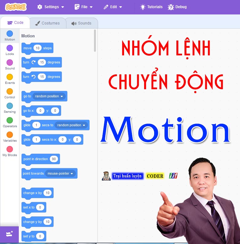 Nhóm lệnh chuyển động