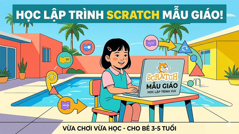 Lập trình Scratch mẫu giáo