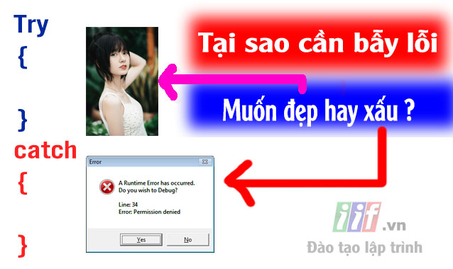 Tại sao cần bẫy lỗi trong lập trình