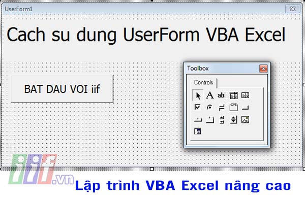 Cách tạo Userform vba excel