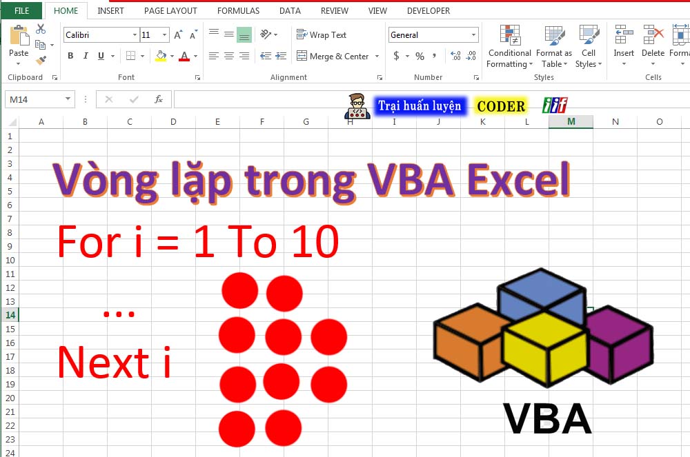  Vòng lặp VBA Excel